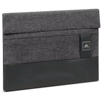 Hülle Rivacase 8802 Laptoptasche 33,8 cm (13,3 Zoll) Schwarz Grau