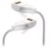 Netzwerkkabel Ubiquiti UACC-Cable-Patch-EL-C6A-15M-W RJ-45 Cat6a 15m Transparent Weiß