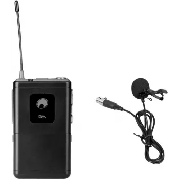 Lavalier-Mikrofon Omnitronic UHF-E-Serie 831,1 MHz mit Sender