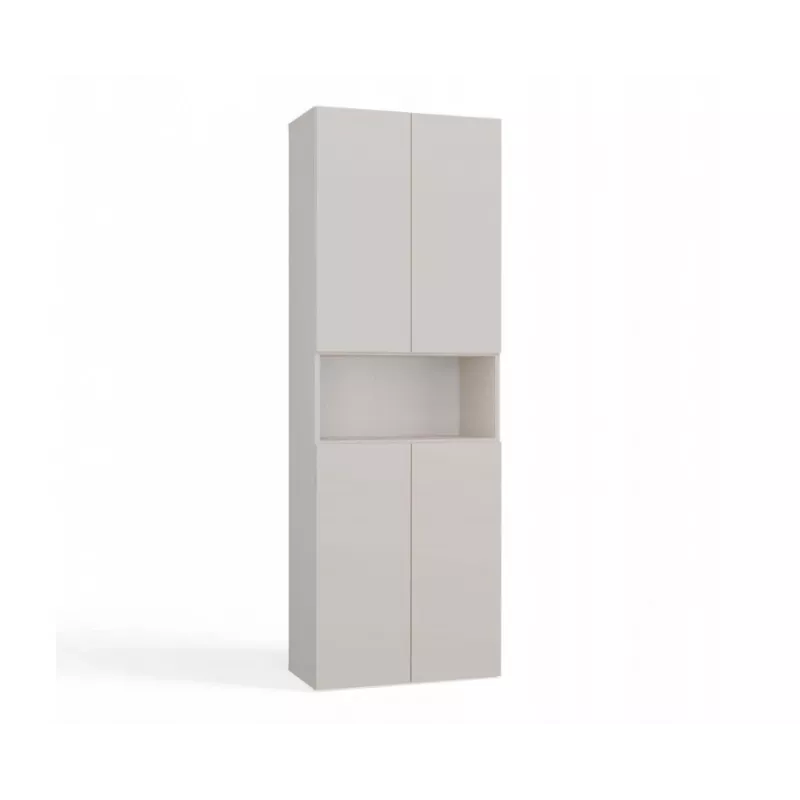 Badezimmerschrank Nel DK 1K Korb Kaschmirfarbe