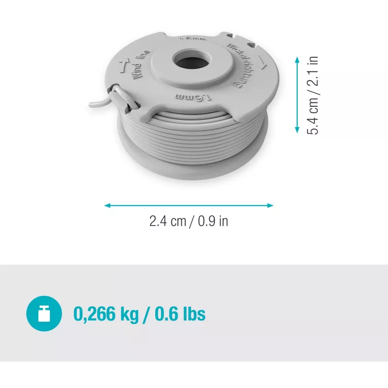 Fadenspule Gardena 5412-20 grau ABS Nylon 1 Stück
