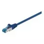 Wentronic Goobay CAT 6a Patchkabel, S/FTP (PiMF), Blau, 5 m – LSZH halogenfrei, Kupfer (93812)