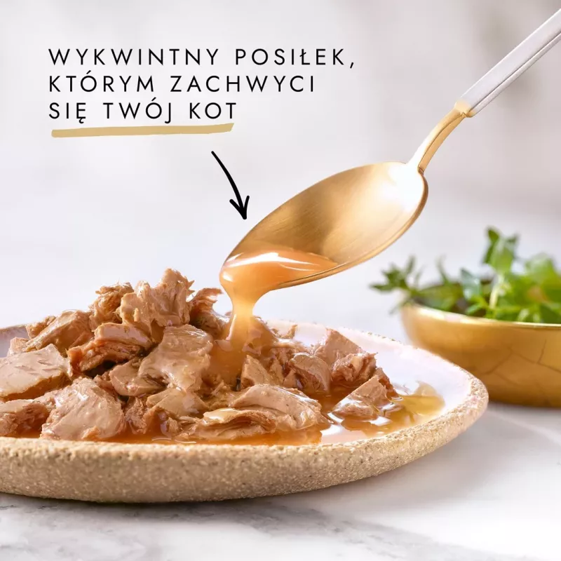 GOURMET Gold Sauce Delight Rind - Nassfutter für Katzen - 85 g
