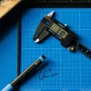 iFixit Digitaler Messschieber mit blauem LCD-Display