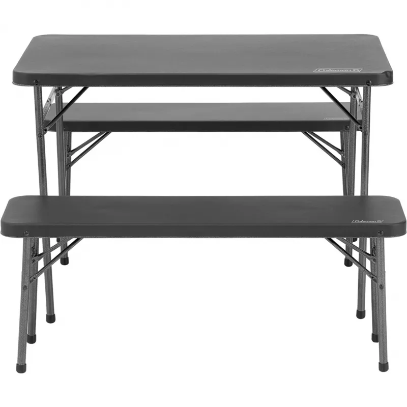 Campingtisch Coleman 2199746 schwarzer Stahlrahmen Polypropylenplatte
