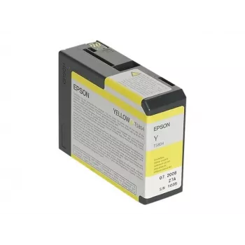 Epson Einzelpackung Gelb T580400, Gelb, Pigmenttinte, 80 ml, 1 St.