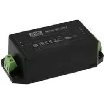 Netzteil mean well MPM-65-5ST 65 W Indoor 80–264 V Schwarz, 2×MOPP, EN/UL 60601