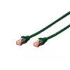 Patchkabel Digitus CAT 6 S/FTP DK-1644-005/G 0,5m Grün