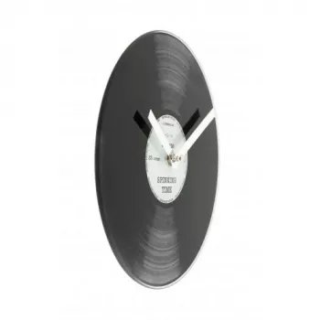 NeXtime klok 5163 Little Spinning Time, Ø20 cm, Wand, Schwarz