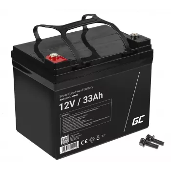 Green Cell AGM21 USV-Batterie, versiegelte Blei-Säure (VRLA), 12 V, 33 Ah
