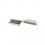 Patch Panel Desktop - Patchfeld - CAT 6 - STP - RJ-45 X 12 - Grau, RAL 7035 -