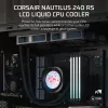 All-in-One-Flüssigkeitskühler Corsair Nautilus 240 RS LCD 12 cm Schwarz