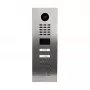 Video-Türsprechanlage DoorBird D2102KV — Edelstahl-Außeneinheit, IP65, Bewegungssensor 10 m, IR-LED, PoE (IEEE 802.3af), 10/100 Mbit/s, 131×383×49,6 mm