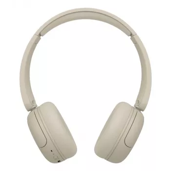 JVC HA-S59W Headset Kabelgebunden & Kabellos Kopfband Musik/Alltag USB Typ-C Bluetooth Beige