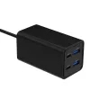 Gembird TA-UC-2A2C-PD65-01-BK Ladegerät für Mobilgeräte Laptop, Smartphone Schwarz AC Schnellladen Indoor