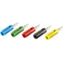 shiverpeaks BS56200-SET Bananenstecker Schwarz - Blau - Grün - Rot - Gelb (BS56200-SET)