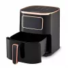 Heißluftfritteuse HEINRICH'S HFR 8216 — 5,0 L, 1450 W, Schwarz, LED, Touch-Steuerung