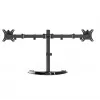 Gembird MS-D2ST-02 Monitor-Tischständer (drehen, neigen, schwenken), 13”-32”, schwarz