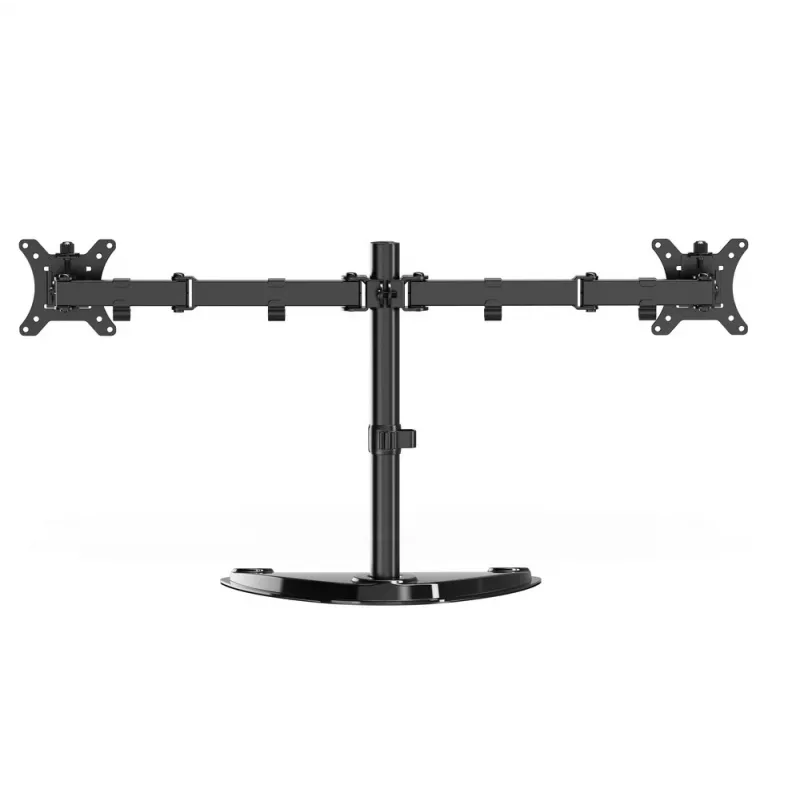 Gembird MS-D2ST-02 Monitor-Tischständer (drehen, neigen, schwenken), 13”-32”, schwarz
