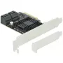 SATA PCI Express x4 Karte DeLOCK 5 Port Low Profile Formfaktor