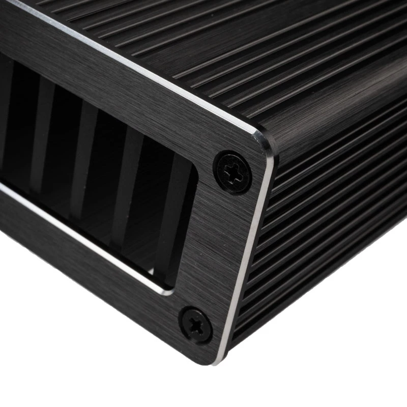 Computergehäuse Akasa Plato WS UCFF-Gehäuse, OEM, schwarz