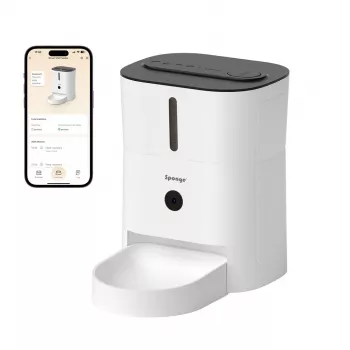 Intelligenter Haustierfutterspender mit Kamera Sponge SPONGE Pet Feeder Smart Camera