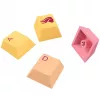 Keycaps GLORIOUS GPBT Gradient Grapefruit ANSI-Layout PBT-Dye-Sub-Tastenkappen-Set