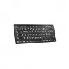 Logickeyboard Universal Bluetooth Tastatur LKB-LPWB-BTPC-DE QWERTZ Deutsch Schwarz
