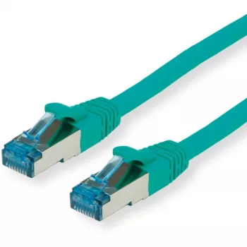VALUE - Patchkabel - RJ-45 (M) auf RJ-45 (M) - 3 m - SFTP, PiMF - CAT 6a - halogenfrei, vergossen, rastnasenschutz, flexibel - Grün (21.99.1943)