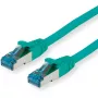 VALUE - Patchkabel - RJ-45 (M) auf RJ-45 (M) - 3 m - SFTP, PiMF - CAT 6a - halogenfrei, vergossen, rastnasenschutz, flexibel - Grün (21.99.1943)