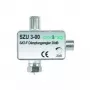 axing SZU 3-00 - 0,0001 - 2,4 GHz - 20 dB - Silber - F-Buchse/F-Stecker - Aluminium