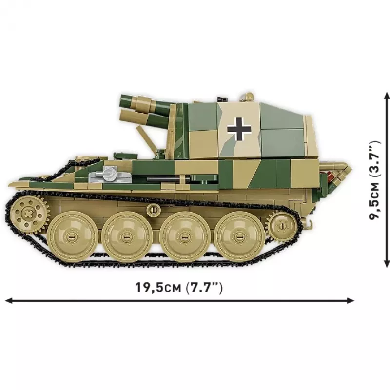 Konstruktionsmodellbausatz Cobi SD.KFZ.138/1 Grille, 720 Teile, Ausstellungsmodell