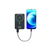 Port Designs 907005 Powerbank 10000 mAh kabelloses Laden Schwarz