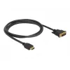 Videokabel-Adapter DeLOCK 85653 1,5m HDMI Typ A DVI Schwarz