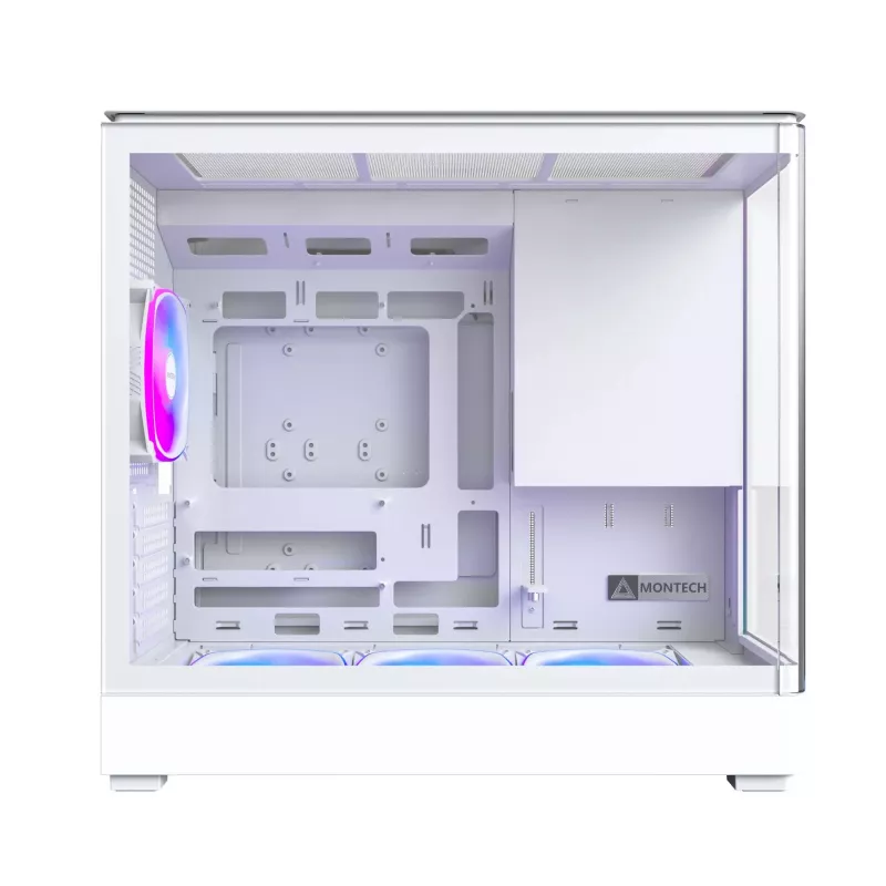 PC-Gehäuse Montech KING 15 PRO Weiß — Micro ATX / Mini-ITX, Midi Tower