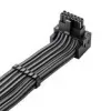 CableMod C-Series Pro Kabelkonfektion Variante B 90 cm 16-Pin auf 4×8-Pin PCIe Carbon