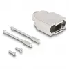 Kabeltülle DELOCK D-Sub-Gehäuse 9-polig (Stecker/Buchse) silber Kunststoff, 31×46×16 mm