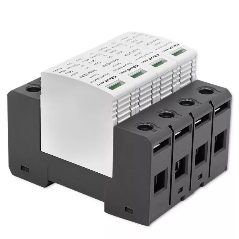Überspannungsschutz QOLTEC 52588 AC 4P 420V T2 C — 4-poliger AC-Überspannungsableiter, 420 V, Typ 2