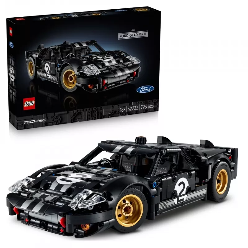 LEGO TECHNIC 42223 1966 Ford GT40 MKII Rennwagen