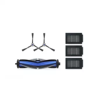 Zubehörkit Ecovacs DKT060202 für Saugroboter — 6 Stück, schwarz/blau/grau
