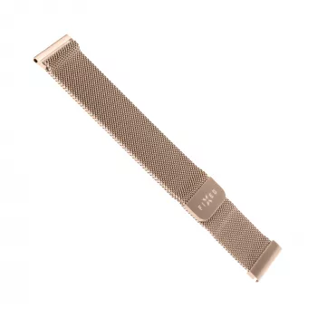 Edelstahl-Mesh-Armband FIXED FIXMEST-20MM-RG 20 mm Schnellverschluss, Roségold