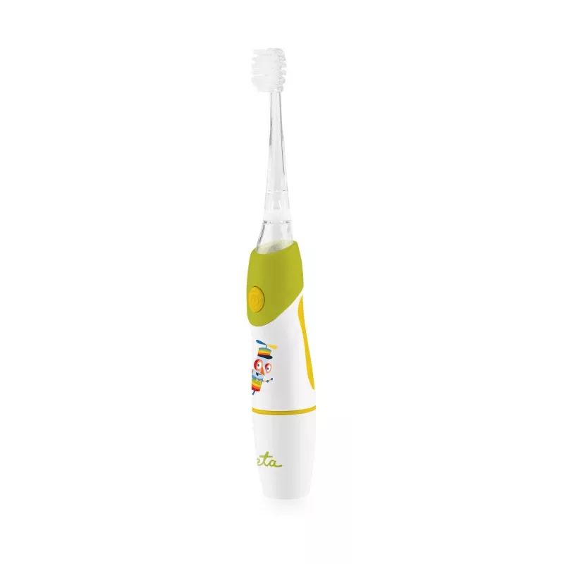 Kinder-Schallzahnbürste ETA SONETIC batteriebetrieben grün 1 Handstück + 1 Bürstenkopf 160 mm