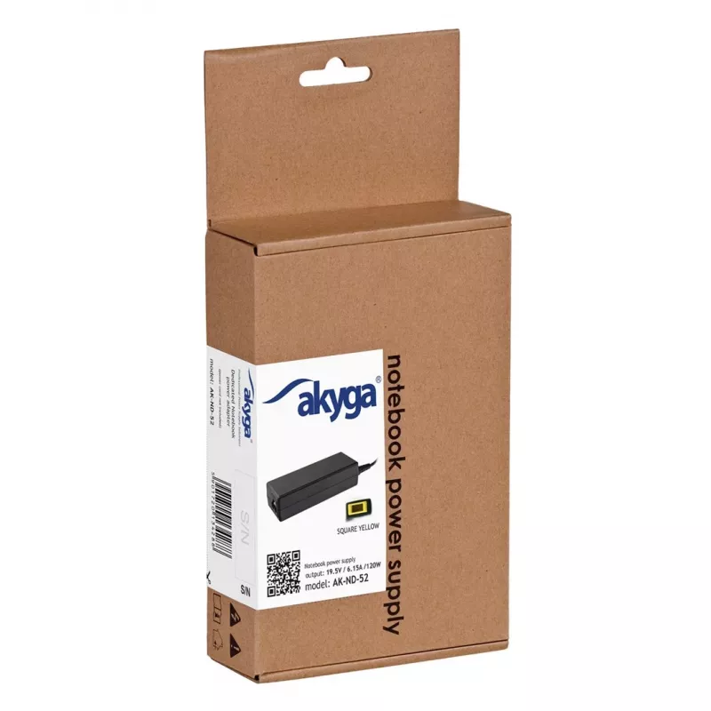 Akyga AK-ND-52 Notebook-Netzteil 19,5 V / 6,15 A, 120 W, Slim-Tip-Stecker, für Lenovo