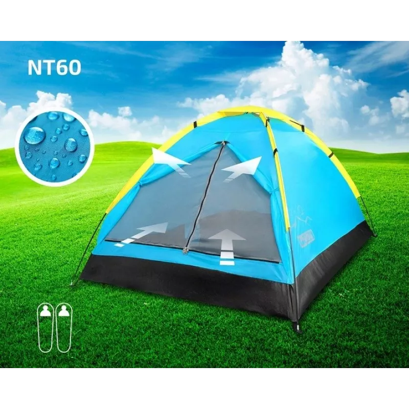 Zelt PROMIS NT60 2-Personen Camping-Iglu wasserdicht mit Moskitonetz