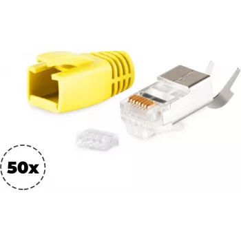 Kabelverbinder RJ-45 ShiverPeaks 72067-50Y Gelb