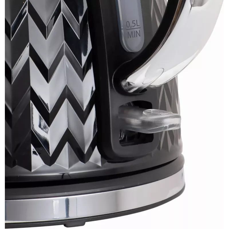 ELDOM NELA Wasserkocher, 1,7 l Fassungsvermögen, 2000 W Leistung, schwarz