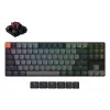 Mechanische Tastatur Keychron K1X-B3 — 80 % Formfaktor, USB + Bluetooth, QWERTY Englisch, 87 Tasten, RGB, Grau