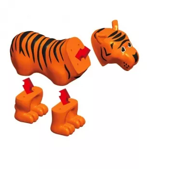 Popular Playthings Magnetic Mix or Match Animals Multicolour