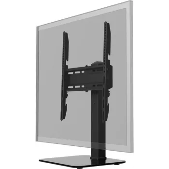 Goobay Tisch-TV-Ständer Basic Fix | Schwenkbar | 32-70 Zoll | Maximale Belastung 40 kg | Schwarz