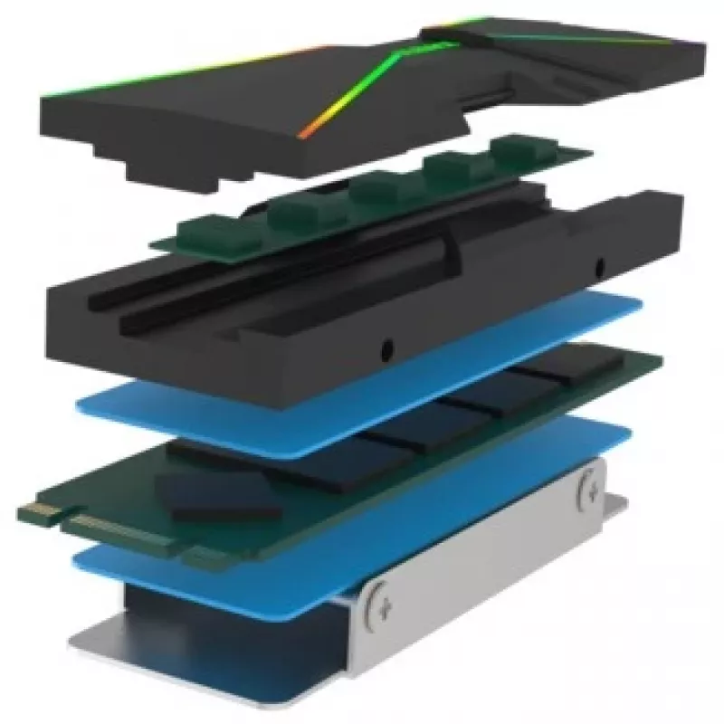 Xilence M2SSD.B.ARGB Solid-State-Laufwerk Schwarz